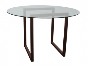 MESA VIDRO 1,20 DIAM. PE FERRO U